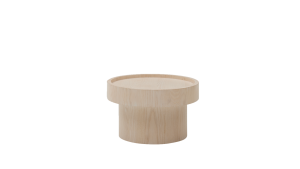 Roomio No. 2000 Couchtisch Esche Echtholzfurnier 60 cm