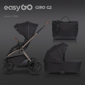 Wózek 2w1 EasyGo Giro G2 Coal
