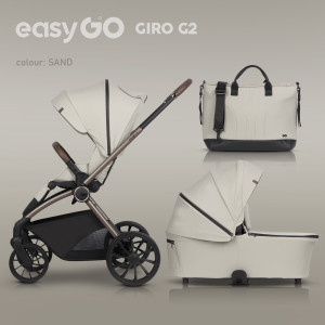 Wózek 2w1 EasyGo Giro G2 Sand