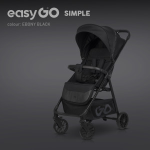 Wózek spacerowy EasyGo Simple Ebony Black