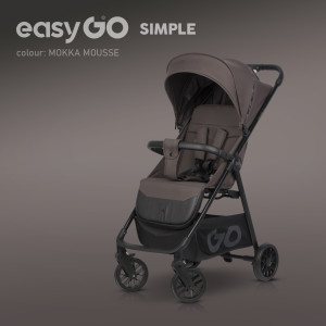 Wózek spacerowy EasyGo Simple Mokka Mousse
