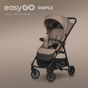 Wózek spacerowy EasyGo Simple Savana Beige