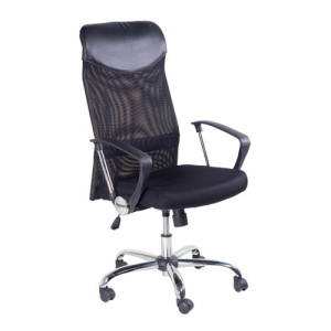 Fotel obrotowy Q-025 czarny