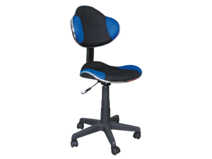 Fotel obrotowy Q-G2 niebieski/czarny