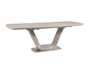 Stół rozkładany ARMANI CERAMIC 160(220)x90 szary efekt marmuru