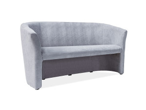 Sofa do salonu TM-3 jasny szary tapicerowana LIRA