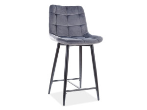 Półhoker CHIC H-2 VELVET szary Signal