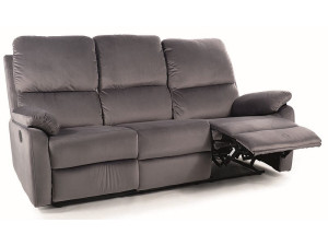 Sofa rozkładana SPENCER 3 VELVET szara