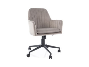 Fotel obrotowy Q-886 VELVET ciemny beż