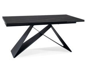 Stół WESTIN CERAMIC (160-240)x90 czarny Noir Desire/czarny mat