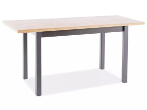 Stół do kuchni ADAM 100(140)x60 dąb artisan/czarny Signal