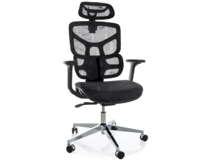 Fotel obrotowy EQ-1 czarny