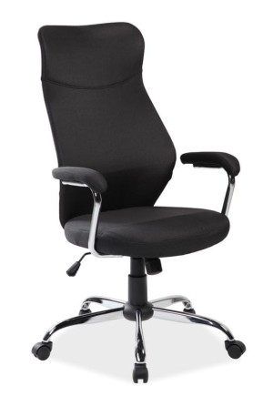 Fotel obrotowy Q-319 czarny biurowy