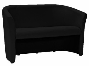 Sofa do salonu TM-2 CZARNA ekoskóra