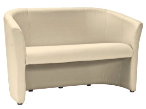 Sofa do salonu TM-2 KREMOWA ekoskóra