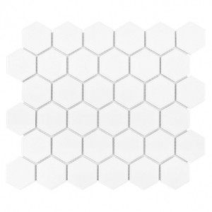 Dunin hexagonic hexagon white 51 matt 32x28 cm