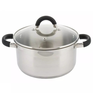 Garnek z pokrywką kinghoff kh 4344 3.0 l stalowy indukcja