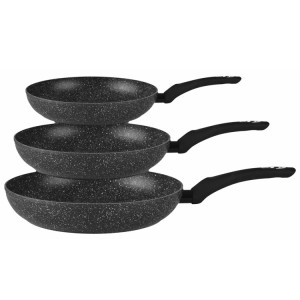 Zestaw 3 patelni marmurowych 20/24/28 cm edenberg eb-4115