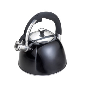 Czajnik stalowy klausberg kb 7410 z gwizdkiem 2.2 l czarny