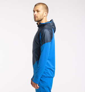 Bluza HAGLOFS L.I.M HYBRID HOOD MEN storm blue/tarn blue