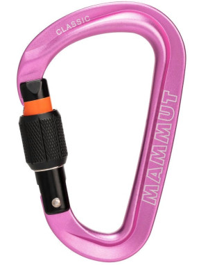 Karabinek MAMMUT Classic HMS screw-gate pink