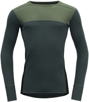 Koszulka DEVOLD Lauparen Merino 190 Men forest/woods/black