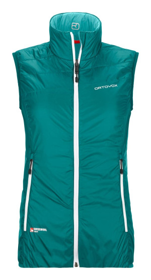 Kamizelka ORTOVOX Swisswool Piz Grisch Vest Women pacific green