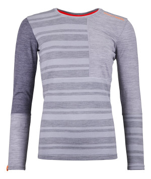 Koszulka ORTOVOX 185 Rock'N'Wool Long Sleeve Women grey blend