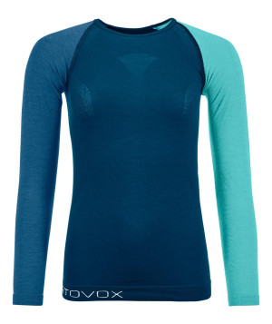 Koszulka ORTOVOX 120 Comp Light Long Sleeve Women petrol blue