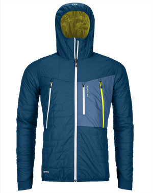 Kurtka ORTOVOX Swisswool PIZ BOÈ Jacket Men petrol blue