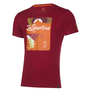 Koszulka LA SPORTIVA Lakeview T-Shirt Men sangria