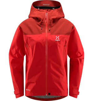 Kurtka HAGLOFS ROC Flash GTX Jacket Women poppy red/corrosion