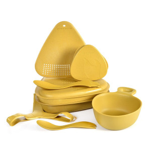 Zestaw naczyń LIGHT MY FIRE Outdoor MealKit 8pcs musty yellow