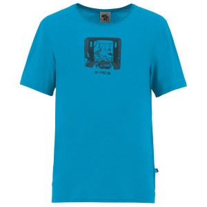 Koszulka bawełniana E9 Van greek blue