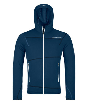 Bluza ORTOVOX FLEECE LIGHT HOODY deep ocean
