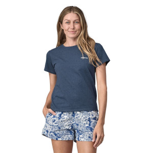 Koszulka PATAGONIA W's P-6 Logo Responsibili-Tee utility blue