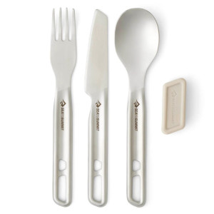 Zestaw sztućców SEA TO SUMMIT Detour Stainless Steel Cutlery Set