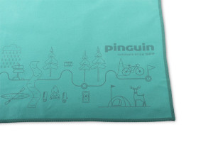 Ręcznik szybkoschnący PINGUIN Micro Towel Mapa petrol green