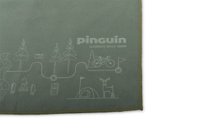 Ręcznik szybkoschnący PINGUIN Micro Towel Mapa greenish grey