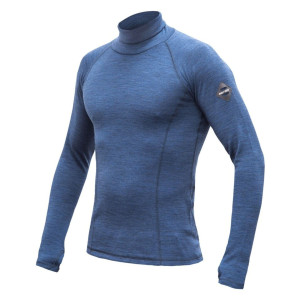 Koszulka SENSOR Merino Bold Tee LS Roll Neck Men cool blue