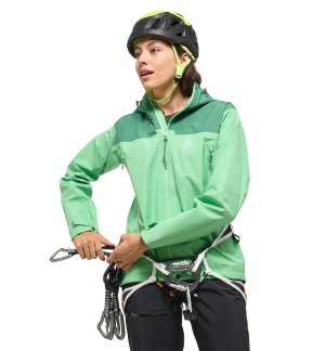 Kurtka HAGLOFS ROC Flash GTX Jacket Women mint stone/dk jelly green