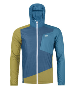 Kurtka ORTOVOX Windbreaker Jacket Men petrol blue
