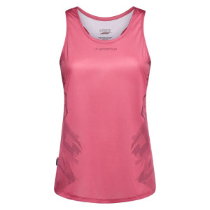 Koszulka La Sportiva Pacer Tank Women rosebay/redwood