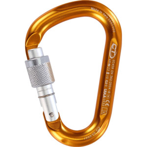 Karabinek CLIMBING TECHNOLOGY Snappy SG orange/silver/grey