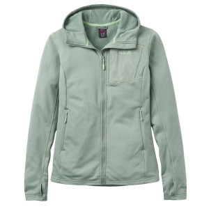 Bluza damska RAB Superflux Hoody dark fig green