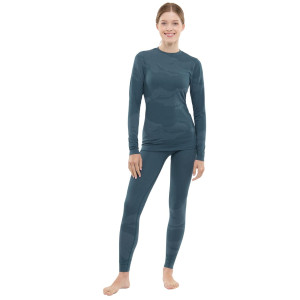 Zestaw bielizny damskiej VIKING Gasher Lady Set Merino turquise
