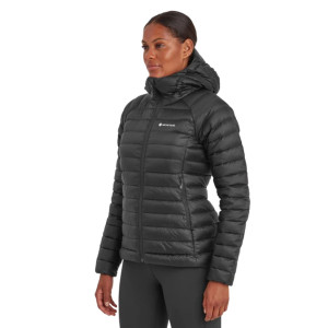 Kurtka MONTANE Anti-Freeze Hooded Down Jacket Woman black
