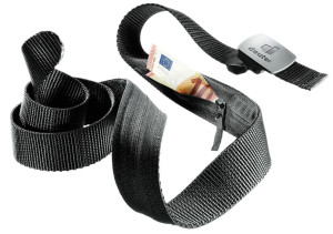 Pasek ze schowkiem DEUTER Security Belt black