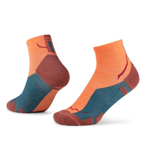 Skarpety BUFF Light Weight Merino Wool Quarter Socks flamingo