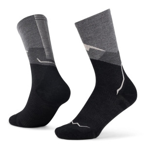 Skarpety BUFF Light Weight Merino Wool Crew Socks graphite